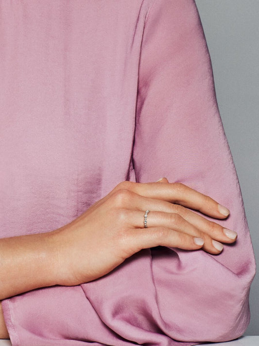 Beaded Seashell Band Ring 198943C00-58