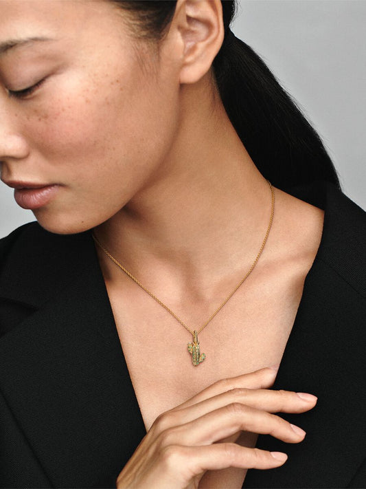 Sparkling Desert Cactus Pendant 361687C01