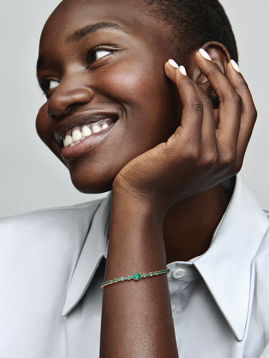 Sparkling Pavé Tennis Bracelet 580044C01-18