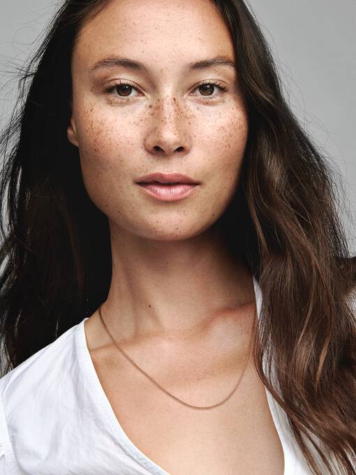 Classic Cable Chain Necklace 14k rose gold plating 580413