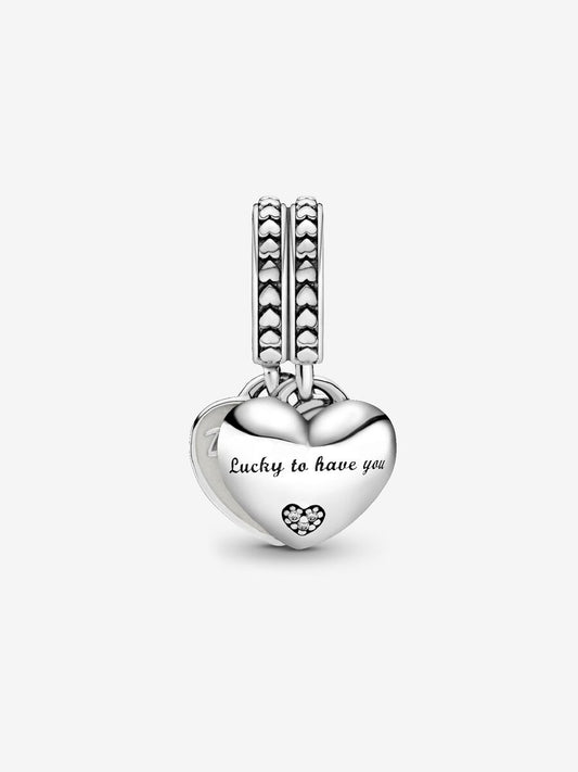 Daughter- & Mother in Law Split Dangle Charm