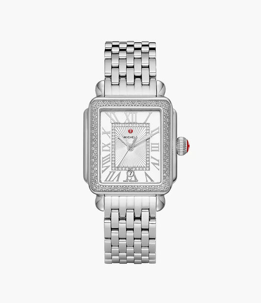 Michele Deco Madison Stainless Diamond Watch MWW06T000163