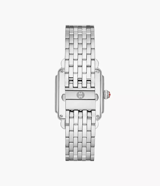 Michele Deco Mid Diamond Stainless Steel Watch MWW06V000122