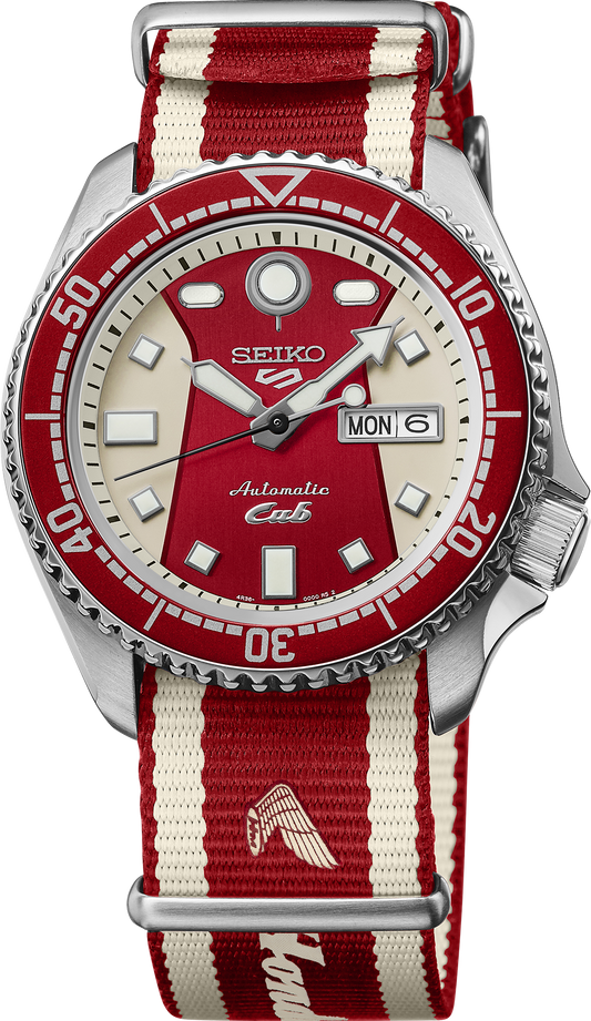 Seiko 5 Sports Honda Super Cub U.S. Limited Edition Watch SRPL23