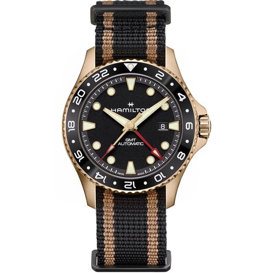 Hamilton Khaki Navy Scuba Automatic GMT 43mm Bronze H82565930