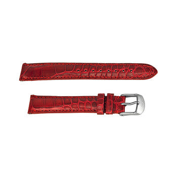 16mm Garnet Alligator Strap MS16AA010611