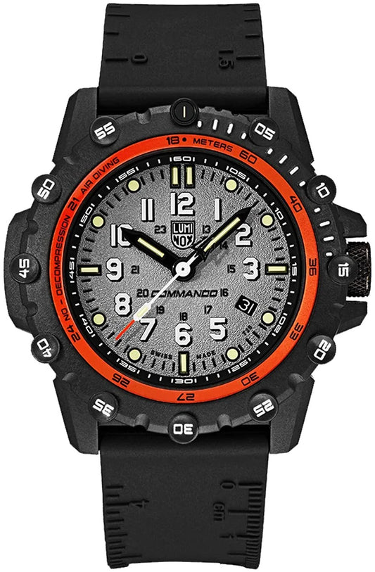 Luminox Commando Frogman Quartz Grey Dial Men's Watch XS.3301