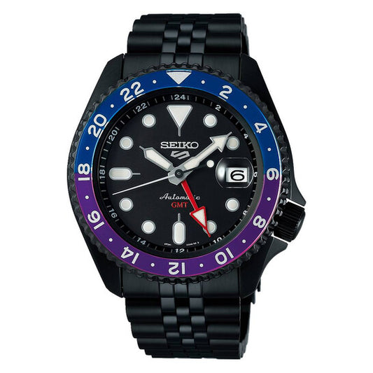 5 Sports Automatic Black Dial Men's Watch SSK027