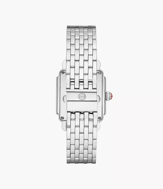 Michele Deco Mid Stainless Diamond Dial Watch MWW06V000002