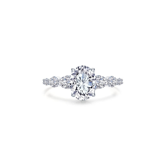 3.66 CTW Oval Solitaire Ring
